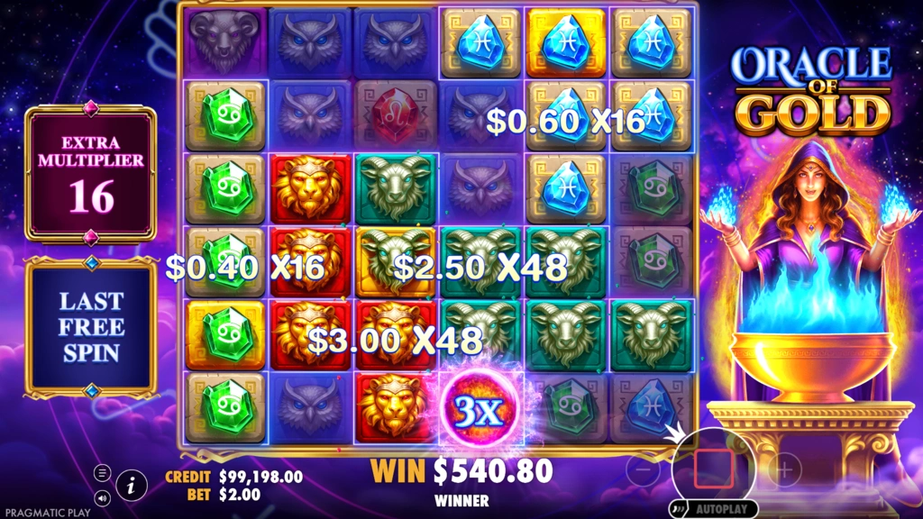 Oracle of Gold - Free Spins